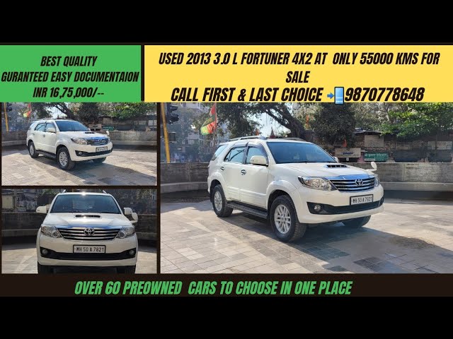Toyota Fortuner 3.0 4x2 Automatic 2013 Diesel